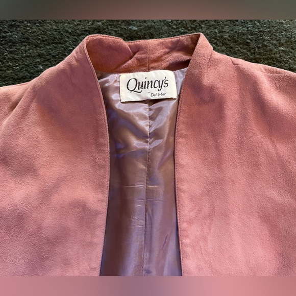 Vintage Women’s Suede Skirt Suit - Picture 4 of 8